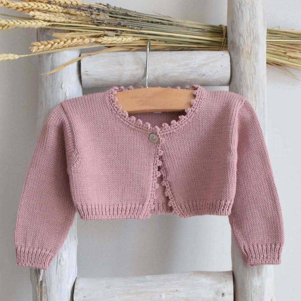 dusty pink bolero